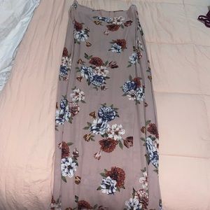 Floral Maxi Skirt